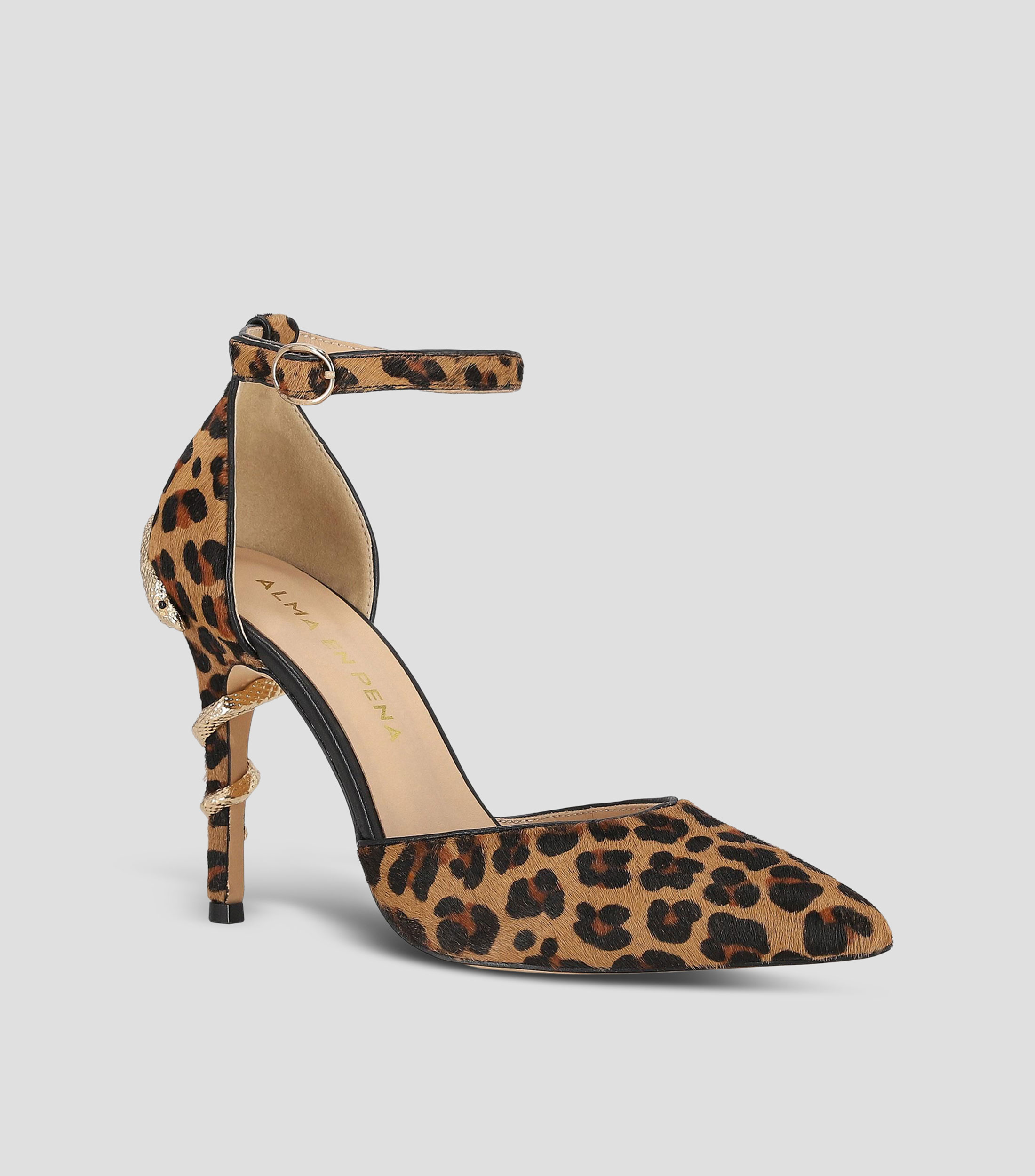 Zapatillas con pulsera con tacón alto de aguja Mujer